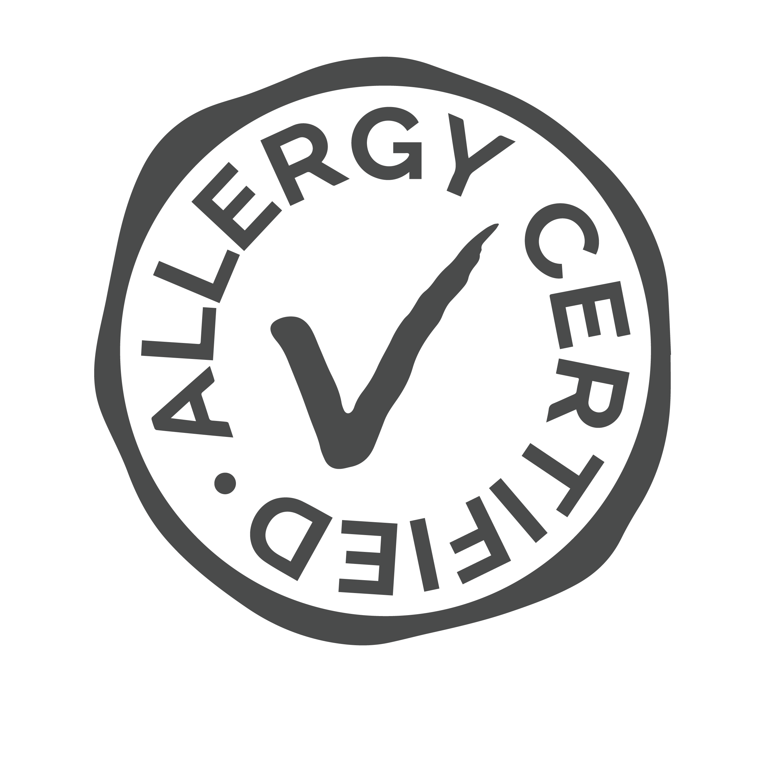 Allergy Cerified logo - lille kanin